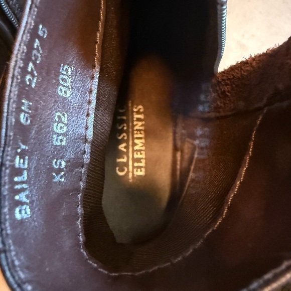 Classic Elements Brown Leather Booties, Women’s Sz 6 - Picture 11 of 13